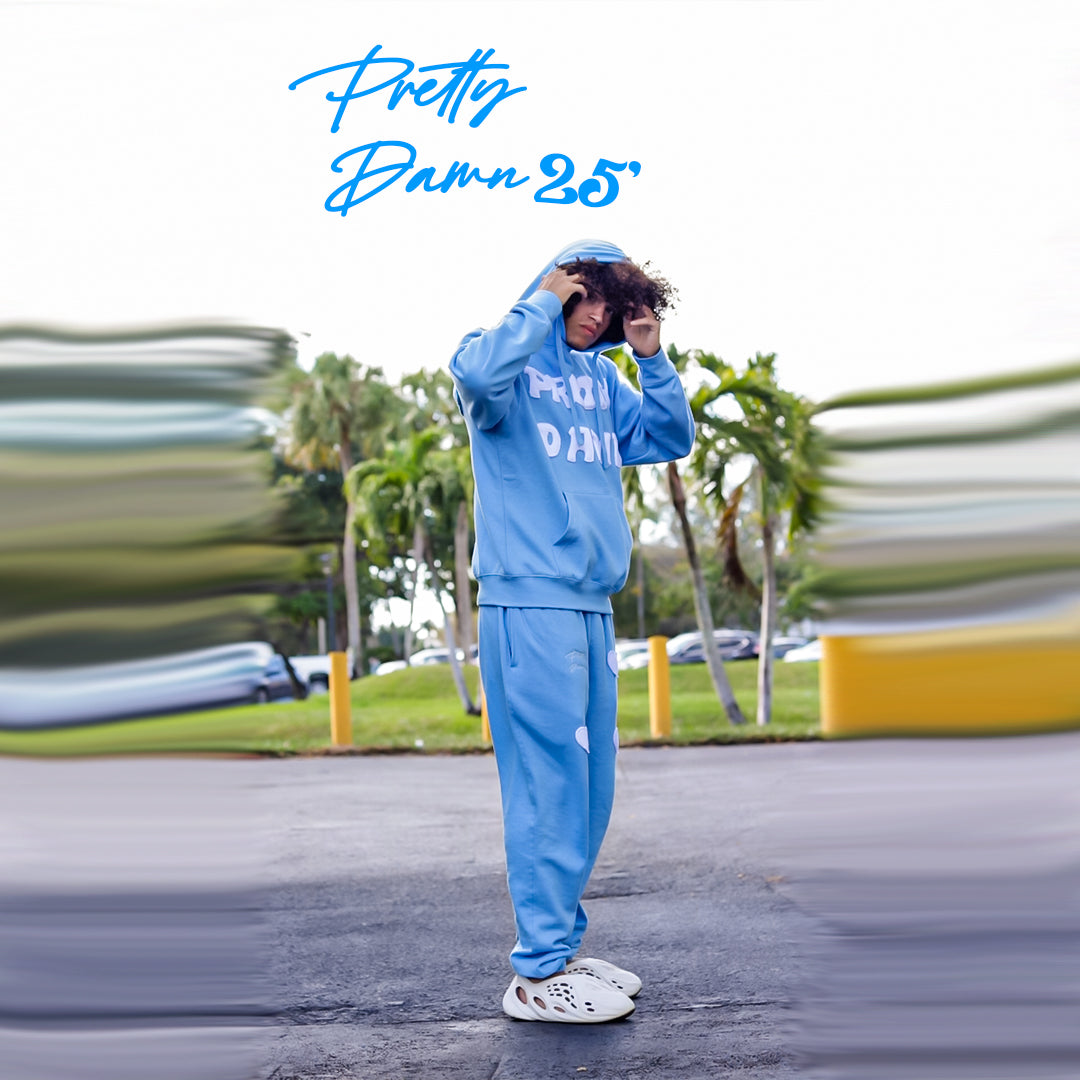 BLUE PRETTY DAMN HOODIE