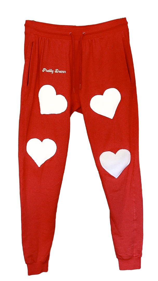 RED PRETTY DAMN PANTS