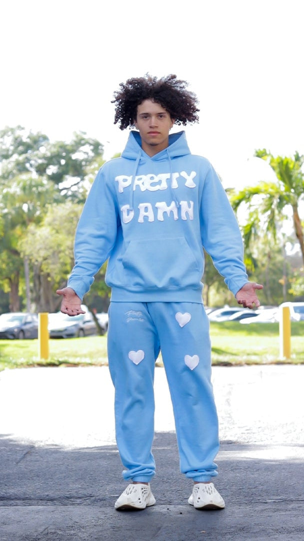 BLUE PRETTY DAMN HOODIE