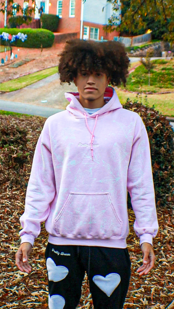 PINK FULL CAMO HOODIE